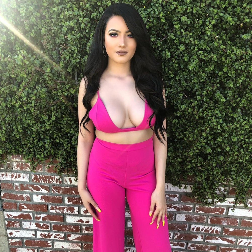 Pink Two Piece Set
